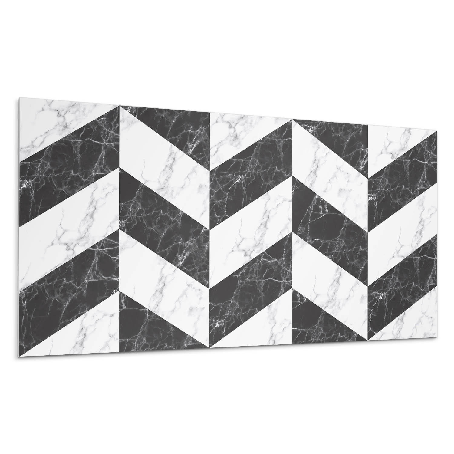 WANDPANEEL 120x60 cm selbstklebend Marelia - Graphitfarben, Kunststoff (60/1.6/120cm) - Wallfluent