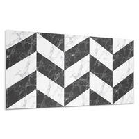 WANDPANEEL 120x60 cm selbstklebend Marelia - Graphitfarben, Kunststoff (60/1.6/120cm) - Wallfluent