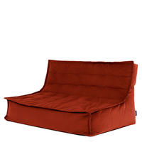 SITZSACK Sofa Kota aus Samt - Terracotta, Textil (140/72/100cm) - icon