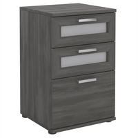 NACHTTISCH MARIKE - Eschefarben, Holzwerkstoff (40/63/38cm) - CARO-Möbel