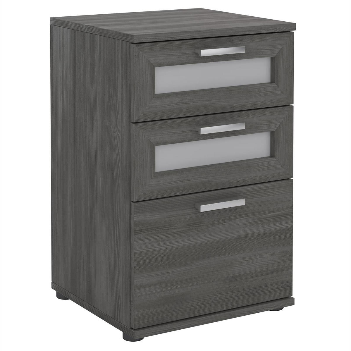NACHTTISCH MARIKE - Eschefarben, Holzwerkstoff (40/63/38cm) - CARO-Möbel