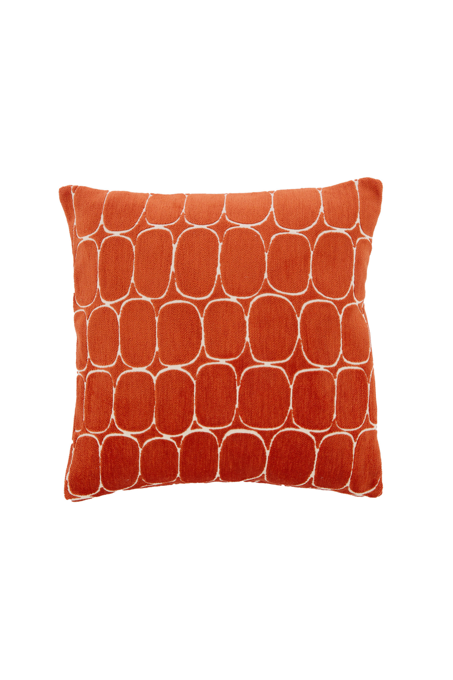 DEKOKISSEN Dothan Rot 45/45/10 cm - Rot, Textil (45/45cm) - Light & Living