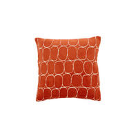 DEKOKISSEN Dothan Rot 45/45/10 cm - Rot, Textil (45/45cm) - Light & Living