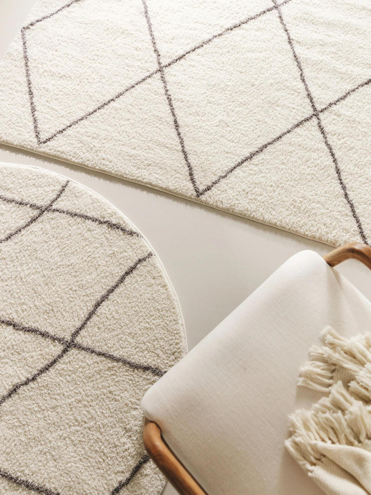 HOCHFLORTEPPICH Benno Cream 160x230 cm - Creme, Textil (160/230cm) - benuta Nest