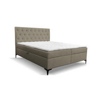 BOXBETT CLIPSO mit zwei Bettkästen H2/H3 Matratze 180 x 200 cm - Braun, Holzwerkstoff (180/200cm) - VENASI MÖBEL