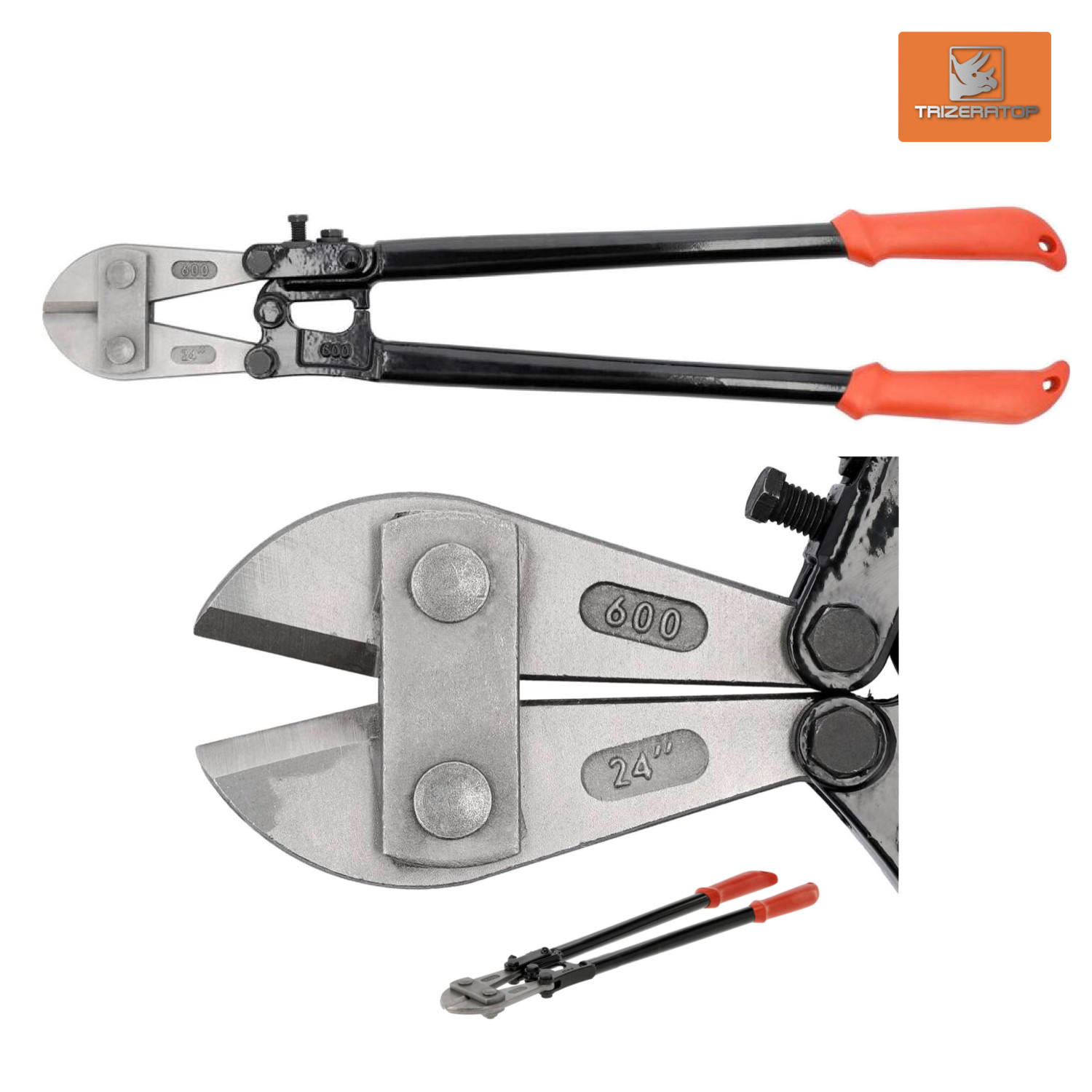 BOLZENSCHNEIDER Länge 600mm 24" Stärke 0 - 10mm - Multicolor, Metall (60/20/5cm) - TRIZERATOP