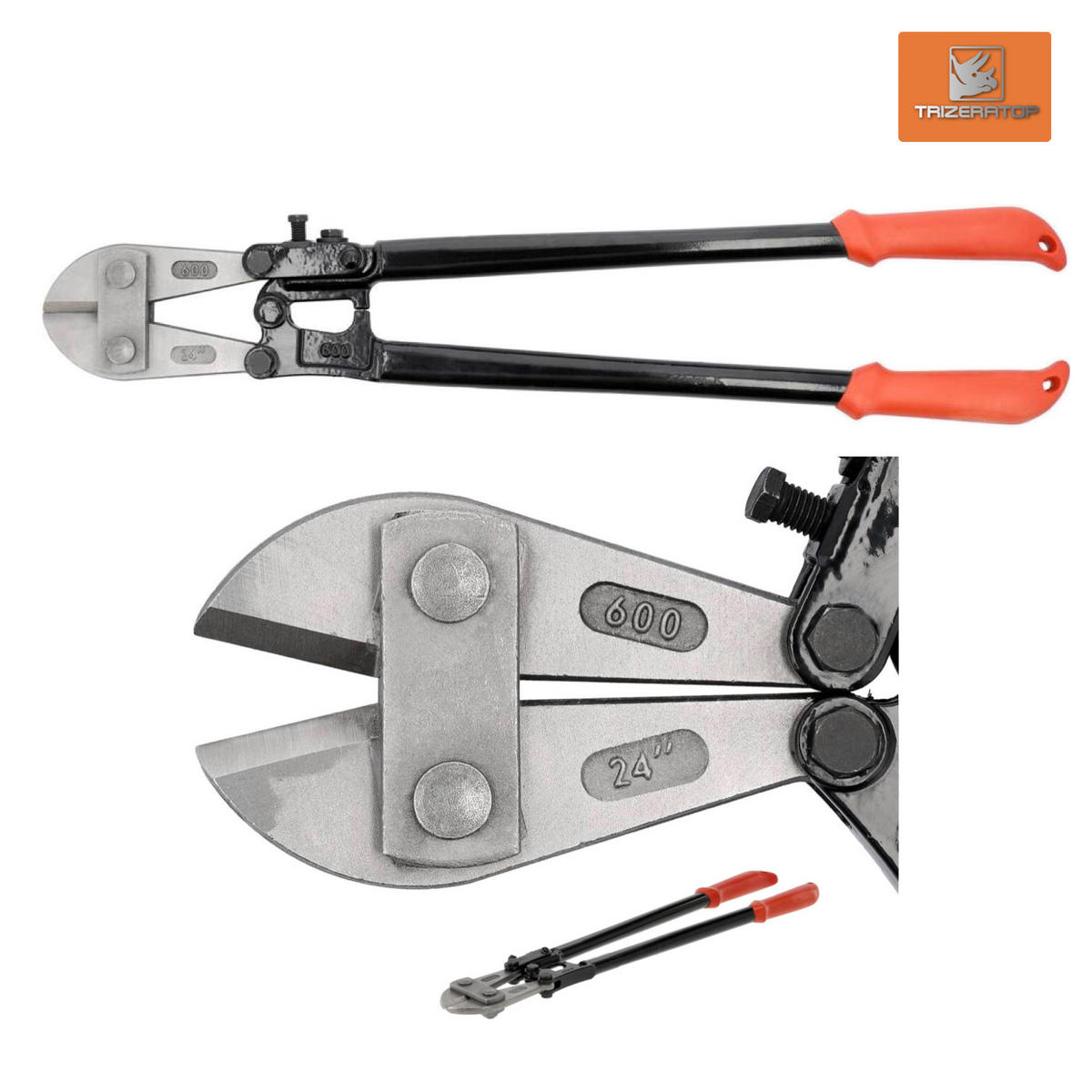 BOLZENSCHNEIDER Länge 600mm 24" Stärke 0 - 10mm - Multicolor, Metall (60/20/5cm) - TRIZERATOP