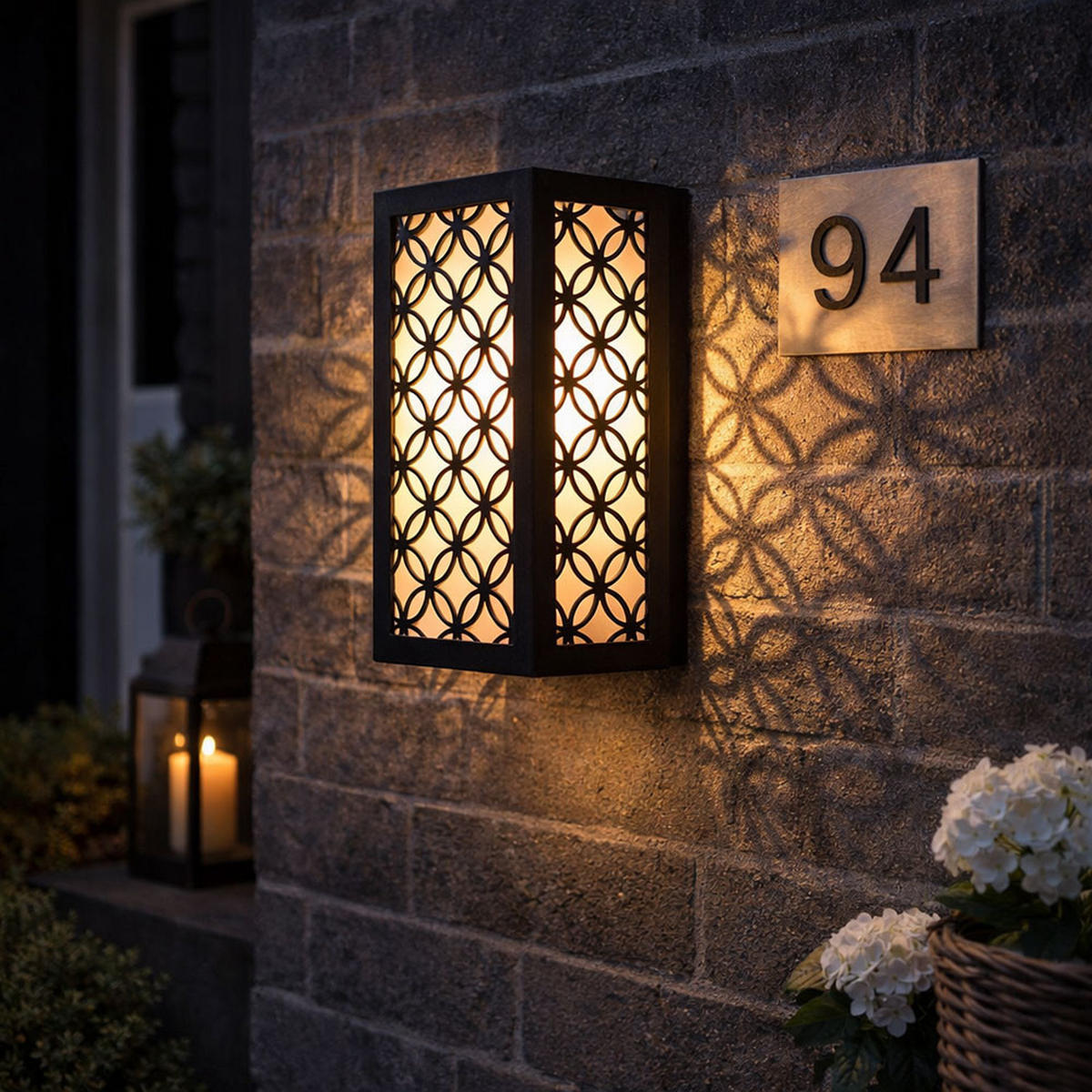 LED AUSSENLEUCHTE Aluminium Anthrazit - Anthrazit, Metall (9/8.5/15cm) - Wofi