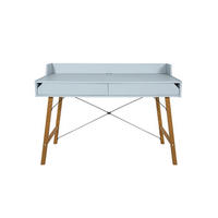 SCHREIBTISCH Lotta Blau - Blau, Holzwerkstoff (60/120/86cm) - Petits-meubles