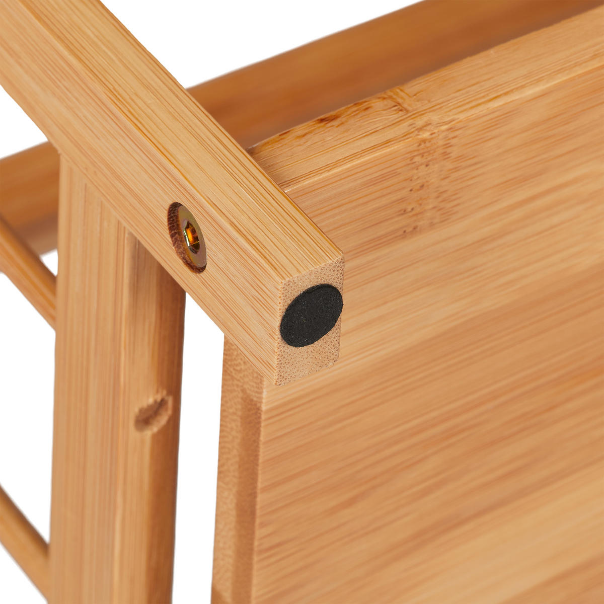 GEWÜRZREGAL - Hellbraun, Holz (41.5/50/18cm) - Relaxdays