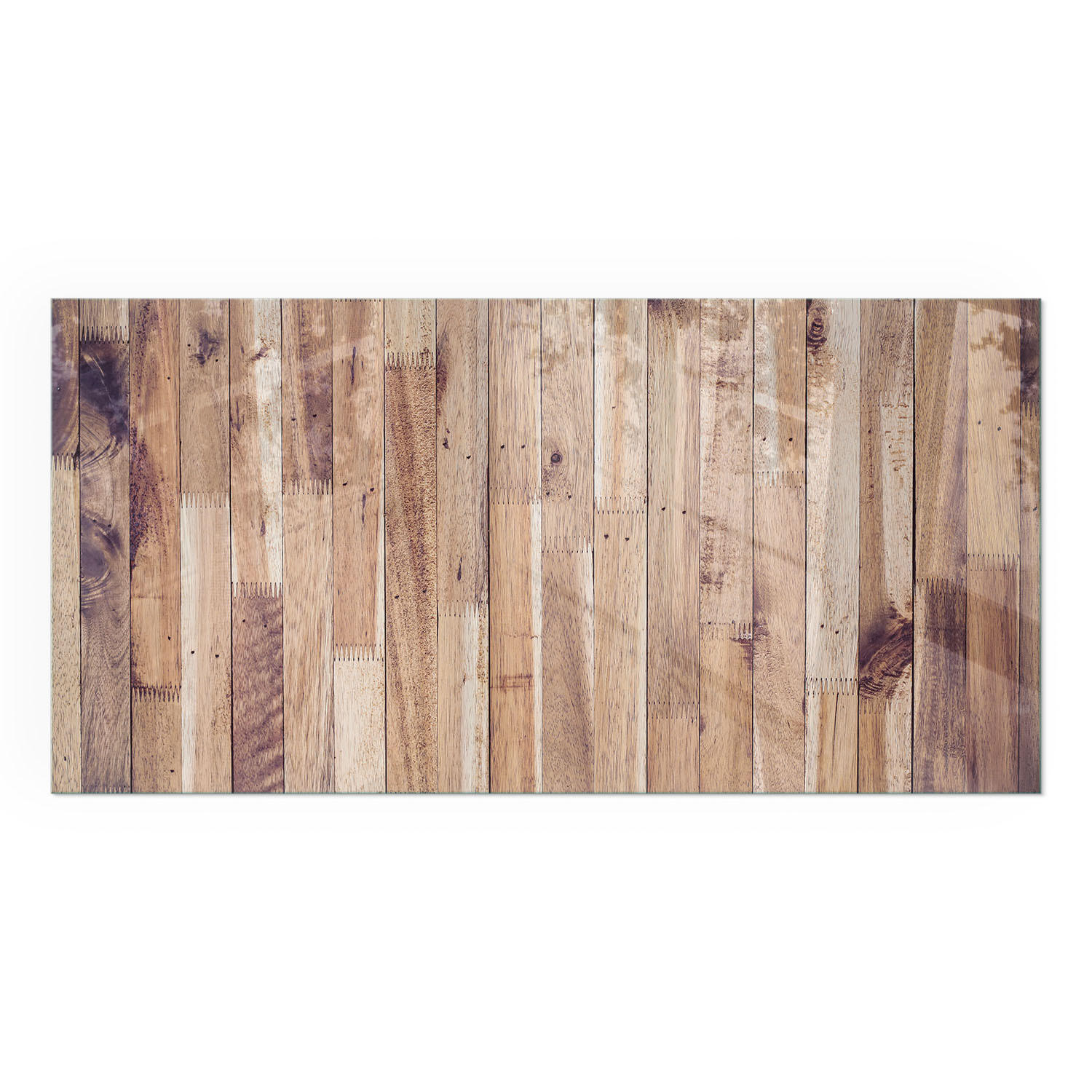 GLASPLATTE für Kamin 120x60 cm - Braun, Glas (120/60/0.4cm) - TULUP