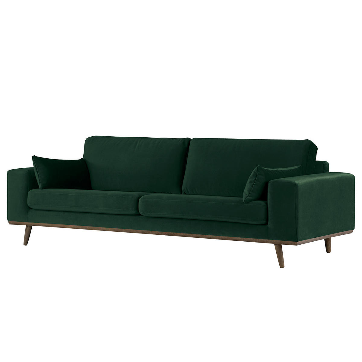 3-SITZER SOFA - Dunkelgrün, Textil (237/81/88cm) - home24
