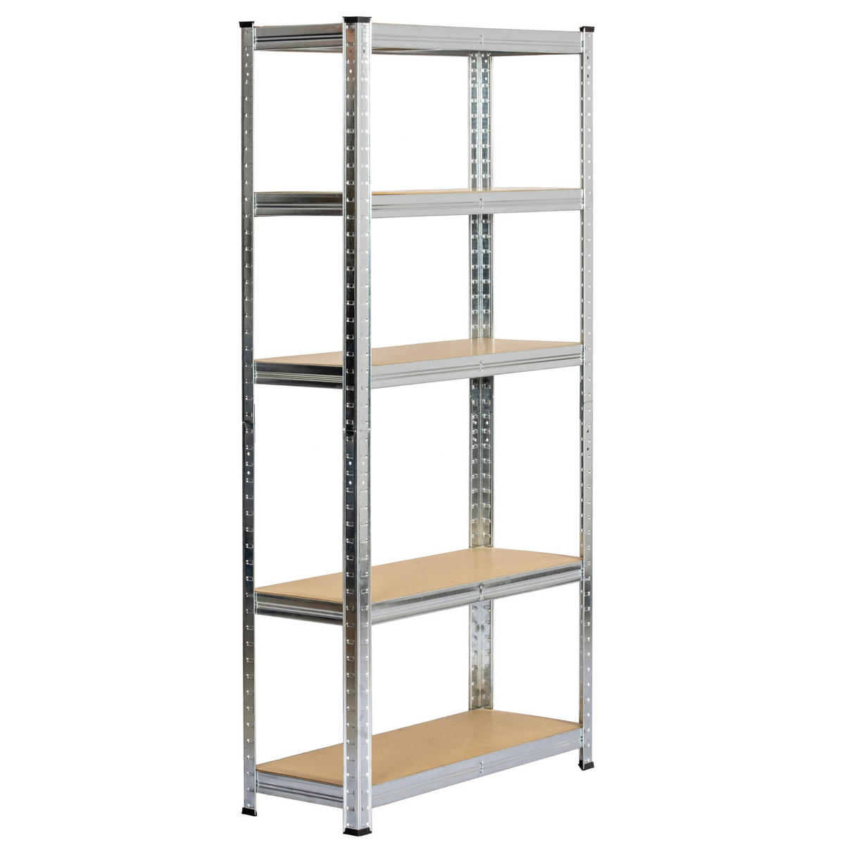 SCHWERLASTREGAL galvanisiertes Silber 70x30x154 cm - Silberfarben, Metall (70/154/30cm) - Akord