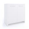 WASCHBECKENUNTERSCHRANK Kiko Weiß 58 x 60 cm - Weiß, Holzwerkstoff (58/60/33cm) - Vicco