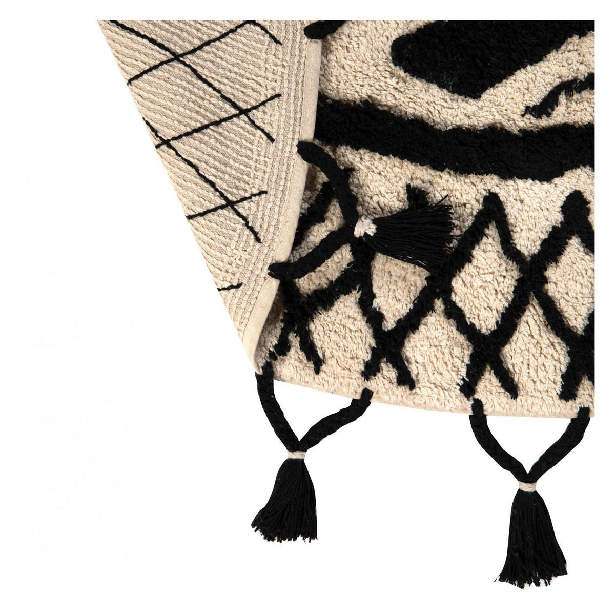 TEPPICH Sami umbra diameter 160 cm - Grau, Textil (160/160cm) - Vivaraise