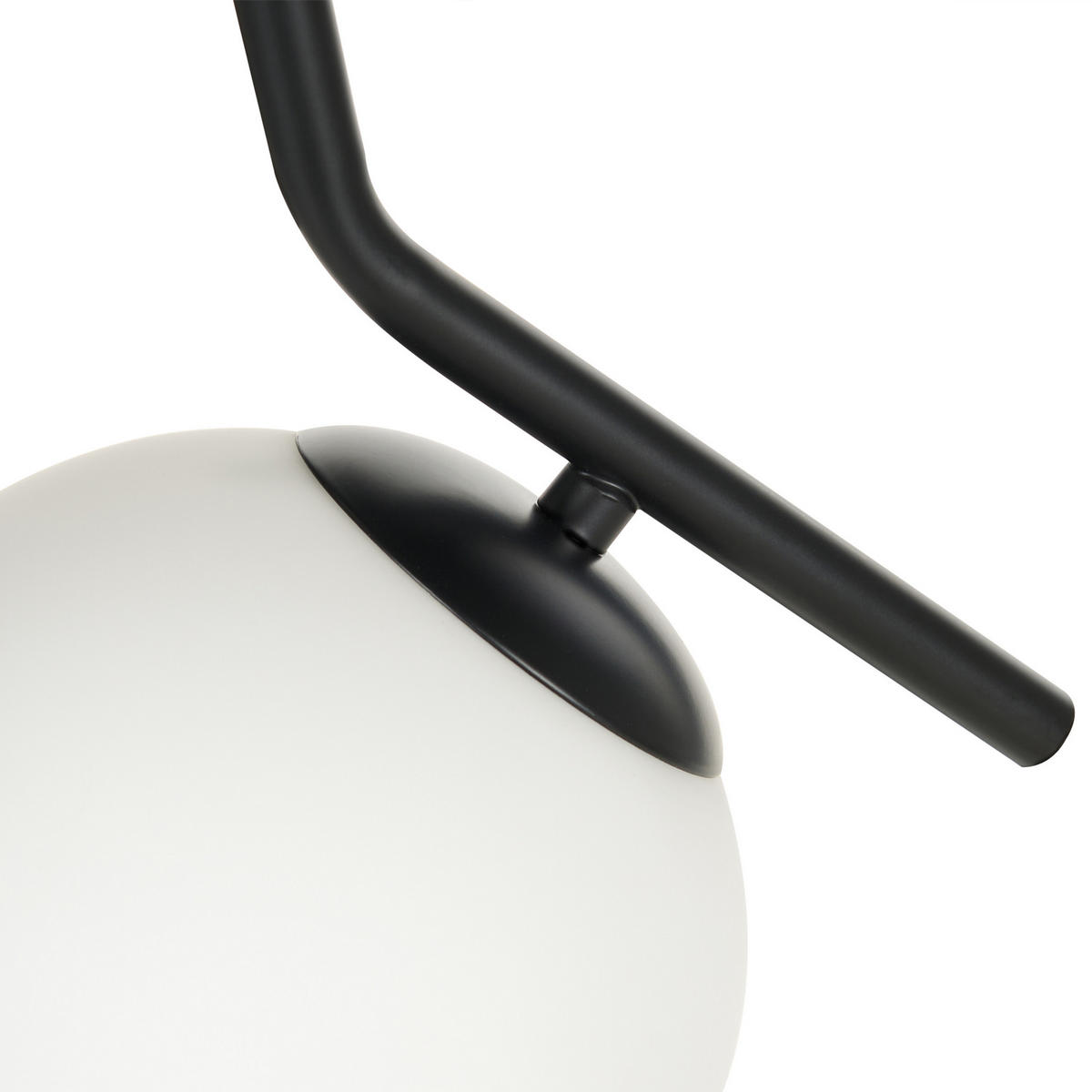 HÄNGELEUCHTE Wapiti 15/15/115 cm - Weiß, Glas (15/15/115cm) - Beliani