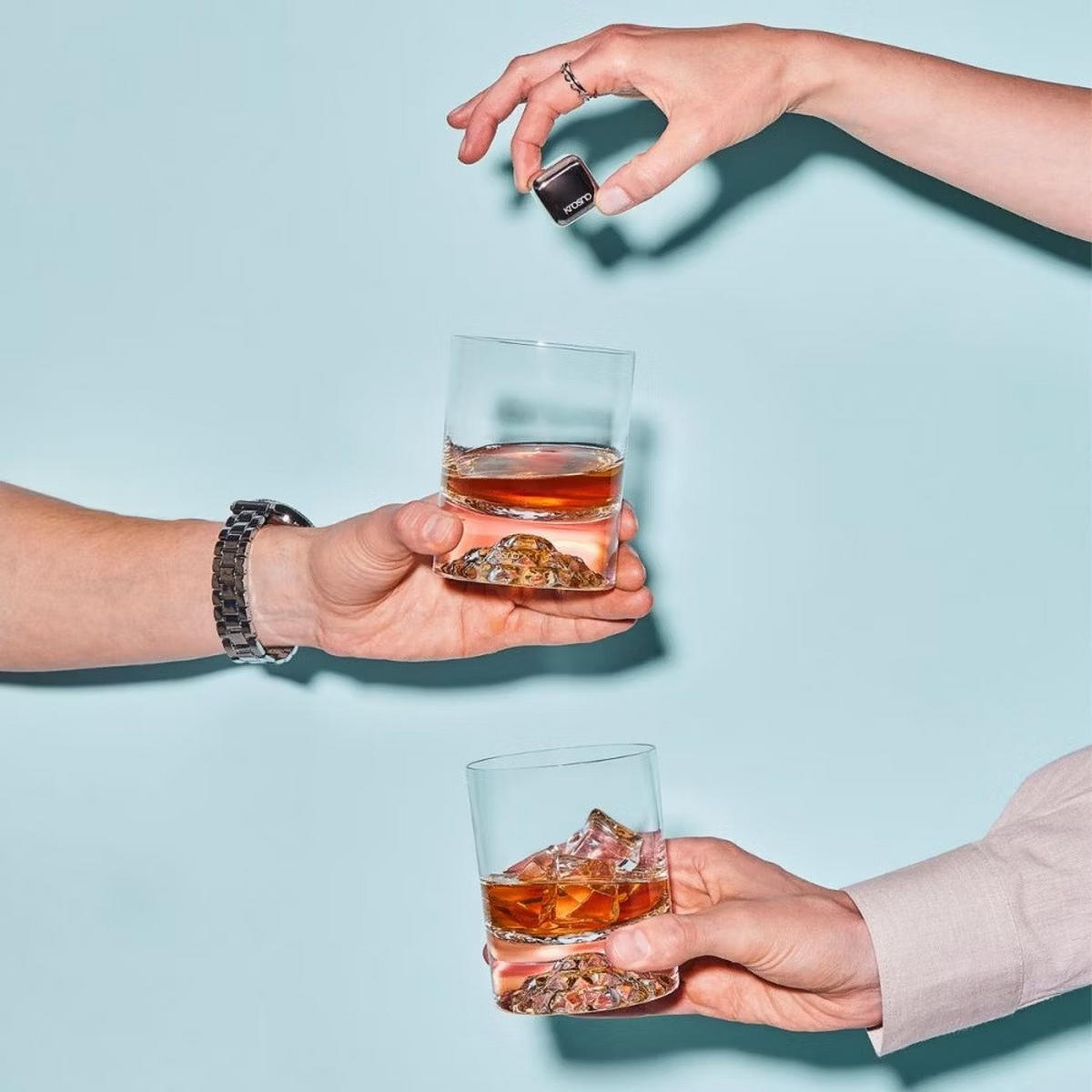 WHISKYGLÄSER, 2er-Set, 300 ml, Handgemacht - Transparent, Glas (0.3L) - Krosno Glass