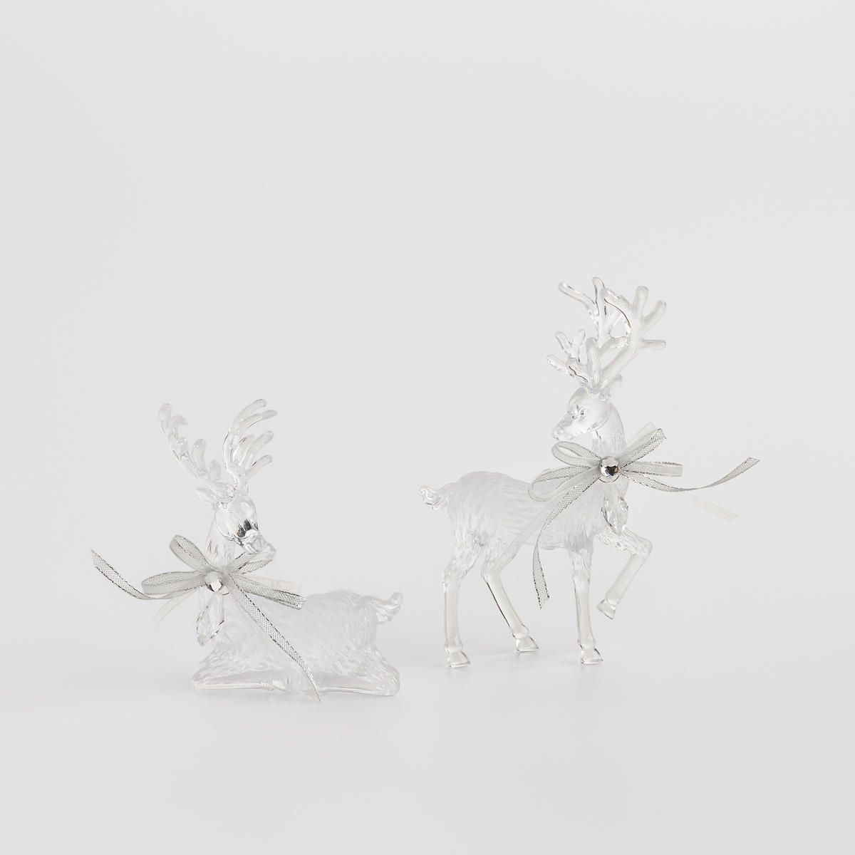 WEIHNACHTSDEKO Hängend PRANCER B, 11 x 5.5 cm, Silber, Christbaumschmuck, Weihnachtsbaumdekoration, Christmas, Xmas - Silberfarben, Kunststoff (5.5/11/8.5cm) - home&you