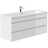 WASCHTISCH Frome-02 - Weiß, Holzwerkstoff (120/60/46cm) - Lomado