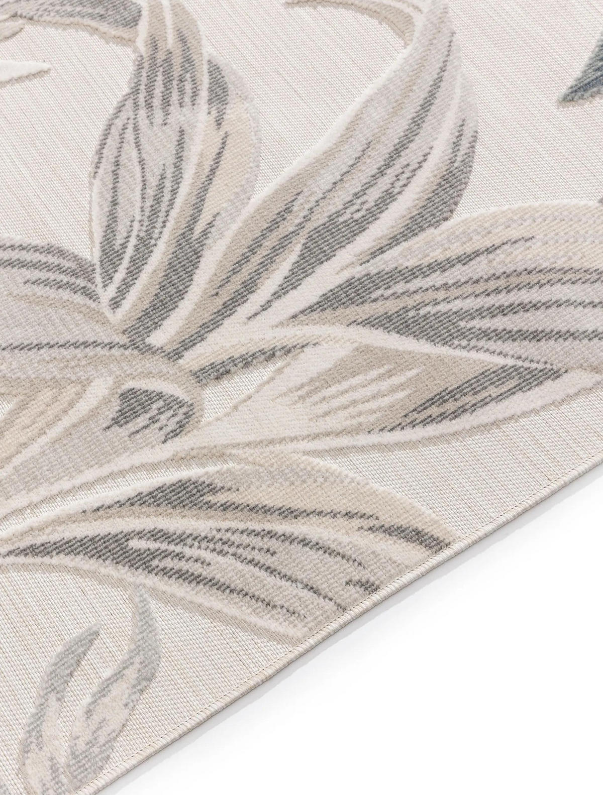 VNÚTORNÝ a vonkajší koberec Flora Viacfarebné 80x150 cm - krémová, plast (80/150cm) - benuta