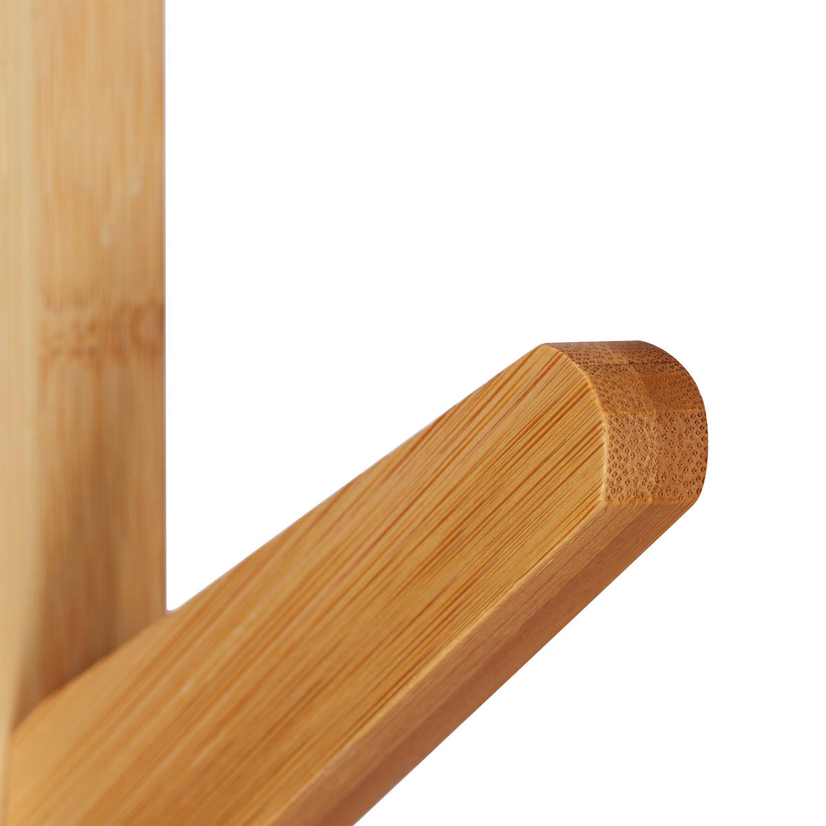 GARDEROBENSTÄNDER - Hellbraun, Holz (40.5/179/40.5cm) - Relaxdays