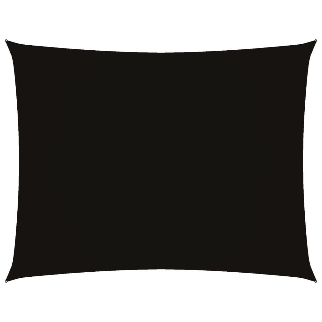 SONNENSEGEL Oxford-Gewebe Rechteckig 2x3 m Schwarz - Schwarz, Textil (300/200cm) - furnicato