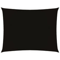 SONNENSEGEL Oxford-Gewebe Rechteckig 2x3 m Schwarz - Schwarz, Textil (300/200cm) - furnicato
