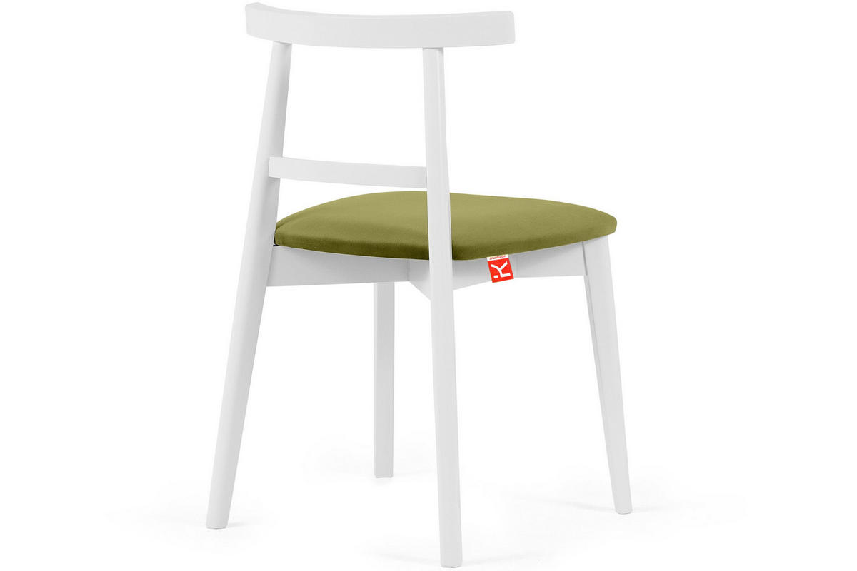 ESSTISCHSTÜHLE LILIO 2 St Vintage, Oliv / weiß - Olivgrün/Weiß, Holz/Textil (47/76/45cm) - KONSIMO®