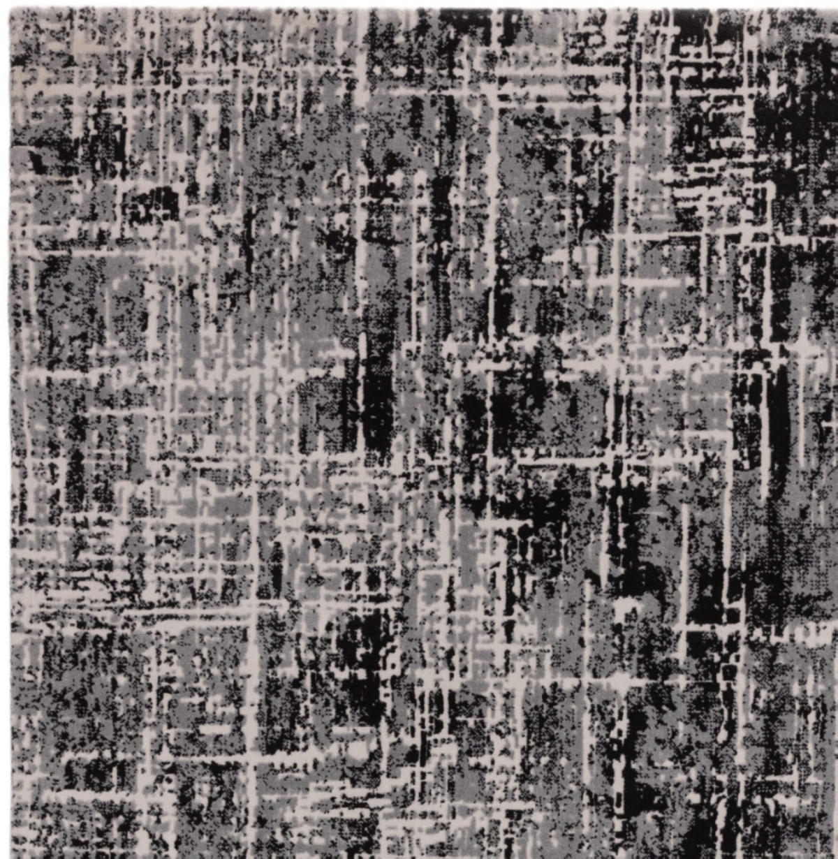 WOHNZIMMERTEPPICH modern schwarz 160x230 cm ZUKA SYNO - Schwarz, Textil (160/230cm) - Novatrend