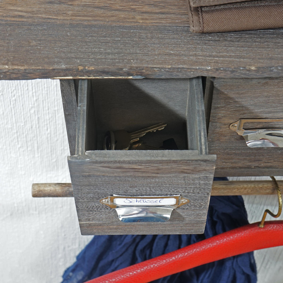 GARDEROBE Braun - Braun, Holz (65/32/13cm) - MCW