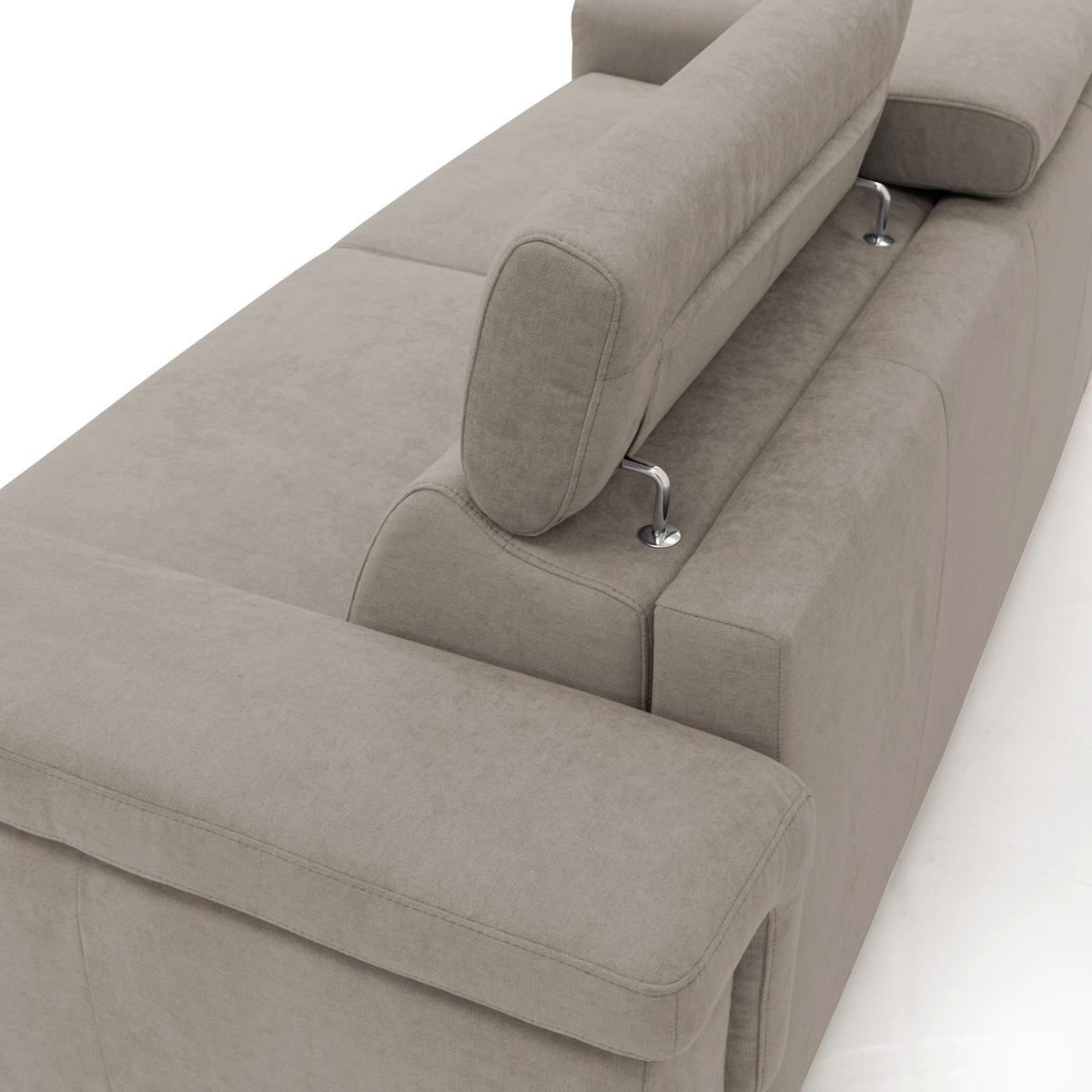 SCHLAFSOFA Giunone - Beige, Textil (200/100/95cm) - Divani.store