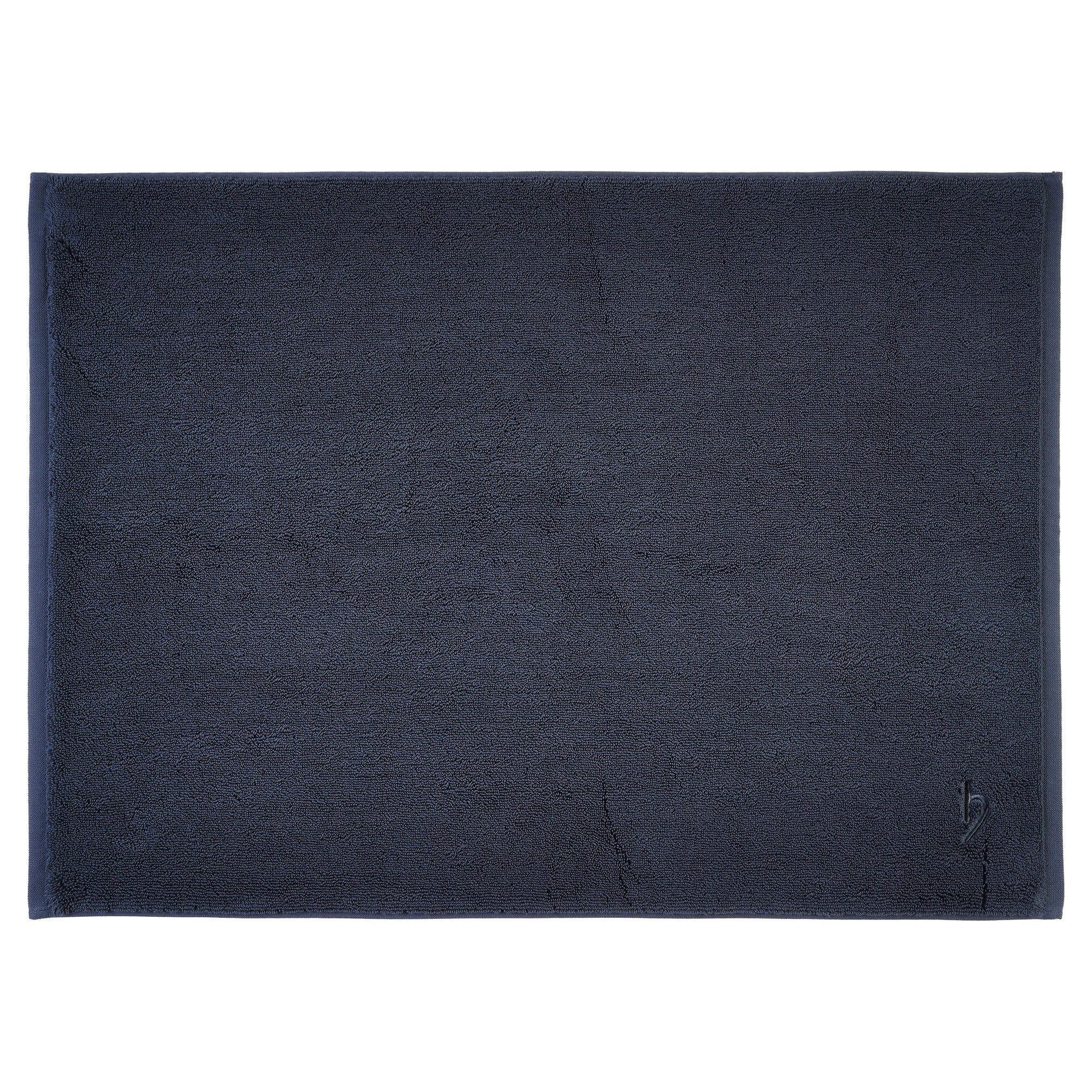 BADVORLEGER Pura Anthrazit - Anthrazit, Textil (50/70cm) - Herzbach Home