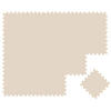 SPIELMATTE ab Null - 180/90/1 cm Puzzlematte Beige - Beige, Kunststoff (30/30cm) - Littletom