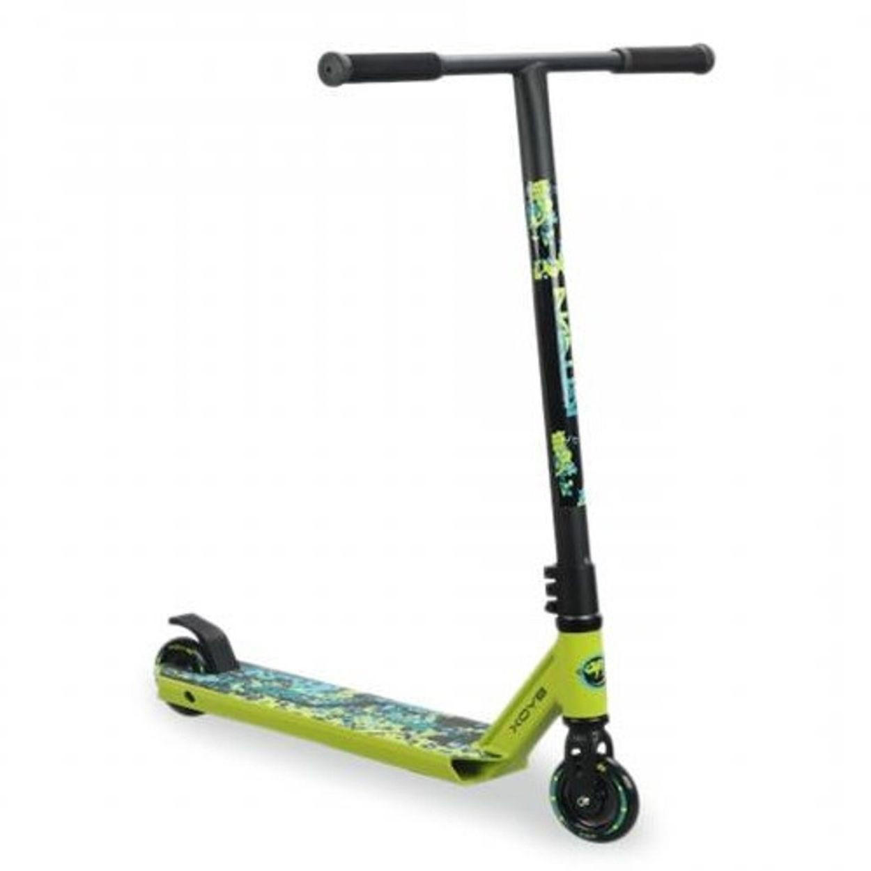 KINDERROLLER Leguan grün PU-Räder ABEC-9 Lager TPR-Griffe Aluminium max 100 kg - Grün, Metall (68/55/85cm)