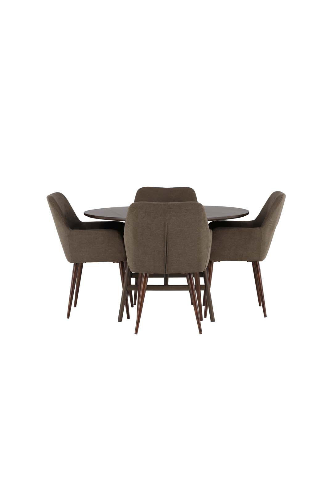 TISCHGRUPPE Braun - Braun, Holzwerkstoff (100/75/100cm) - ebuy24