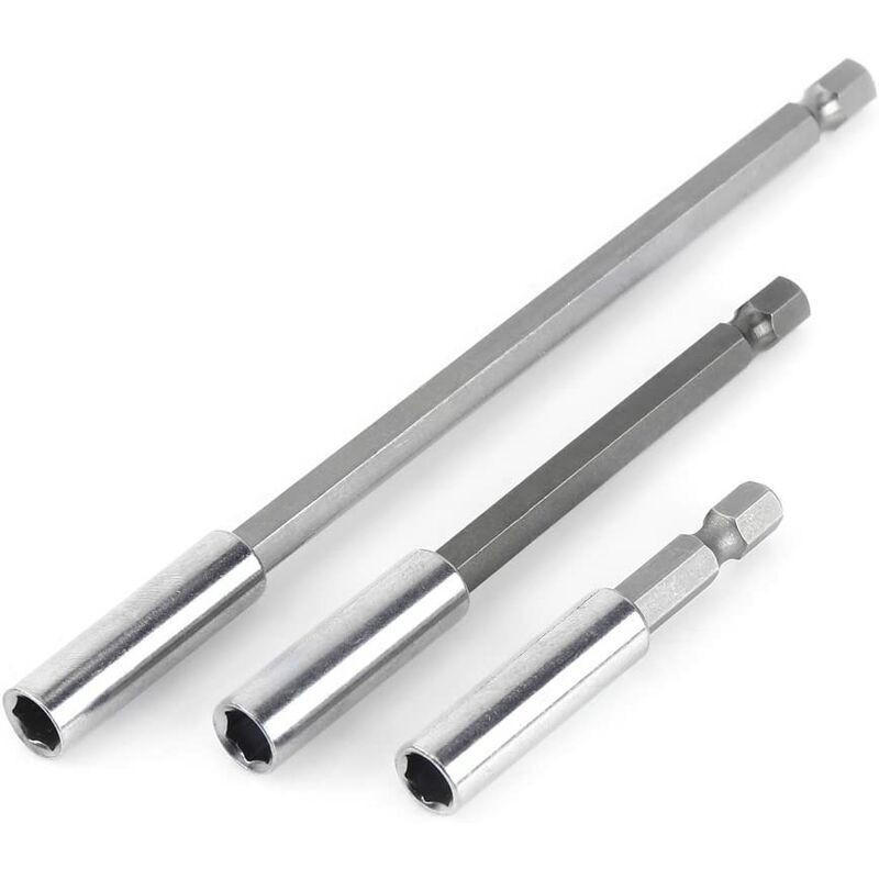 Libraton Bit-Satz,Verlängerungsstange Silber 0.5x15x0.5 cm
