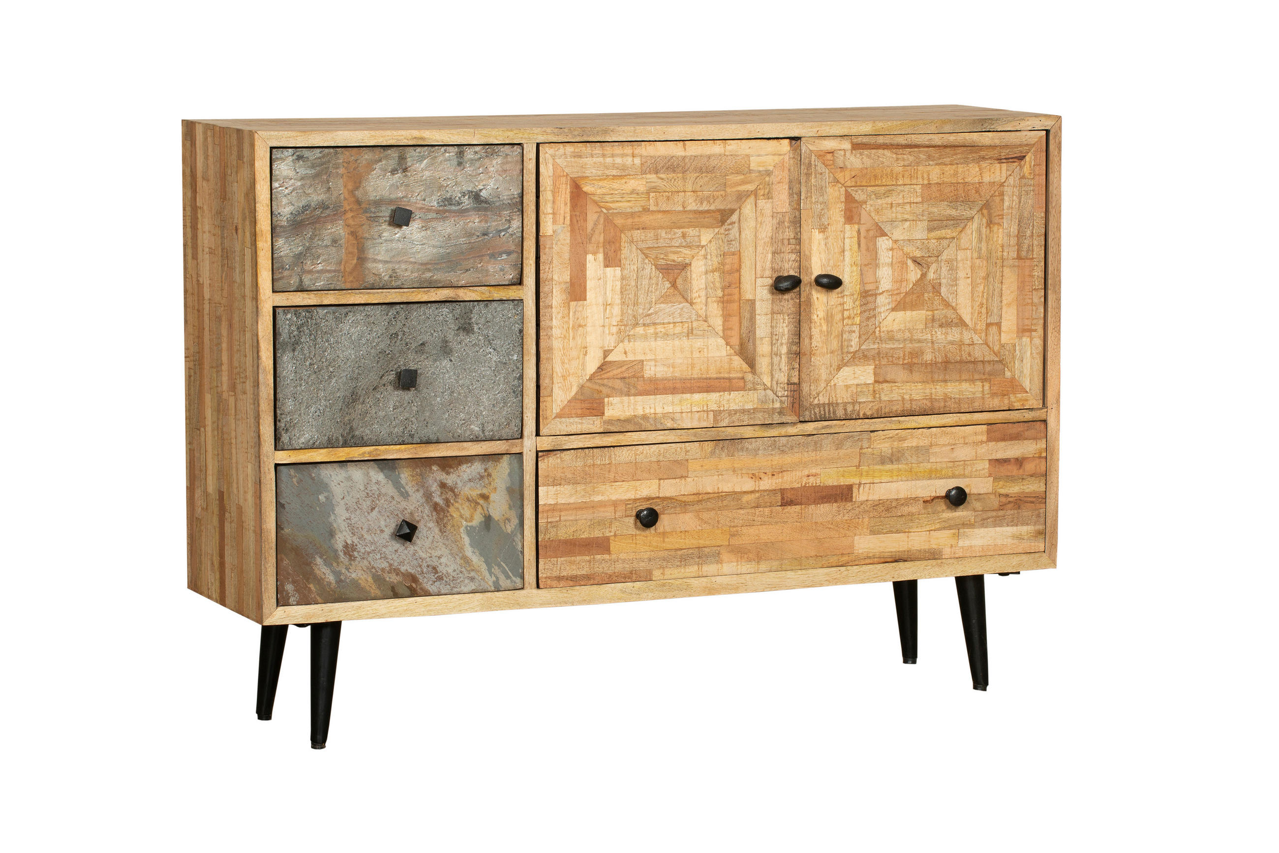 SIDEBOARD Kjell Holz Braun 79x31x117,5cm - Braun, Holz (31/79/117.5cm) - DELUKE