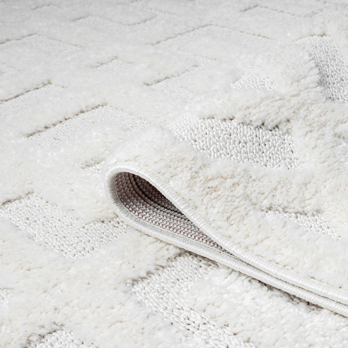 HOCHFLOR-TEPPICH Focus 737 Creme 200x290 cm - Creme, Textil (200/290cm) - carpet city