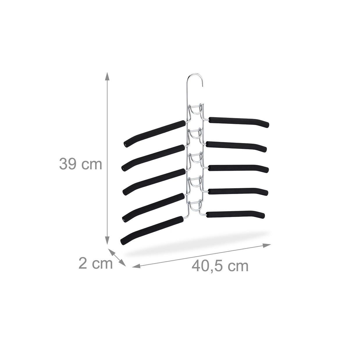 3XVEŠIAKY na šaty v sadě - viacfarebná, kov/textil (2cm) - Relaxdays