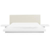 WASSERBETT 180x200 cm Weiß Zen - Weiß, Holzwerkstoff (180/200cm) - Beliani