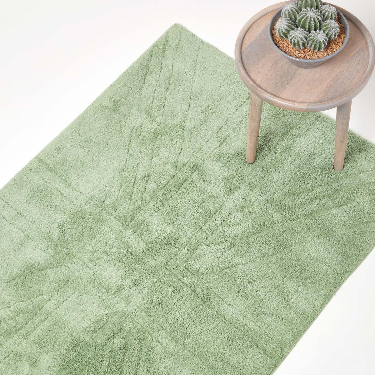 HOCHFLOR-TEPPICH Union Jack 90/150 cm - Salbeigrün, Textil (90/150cm) - Homescapes