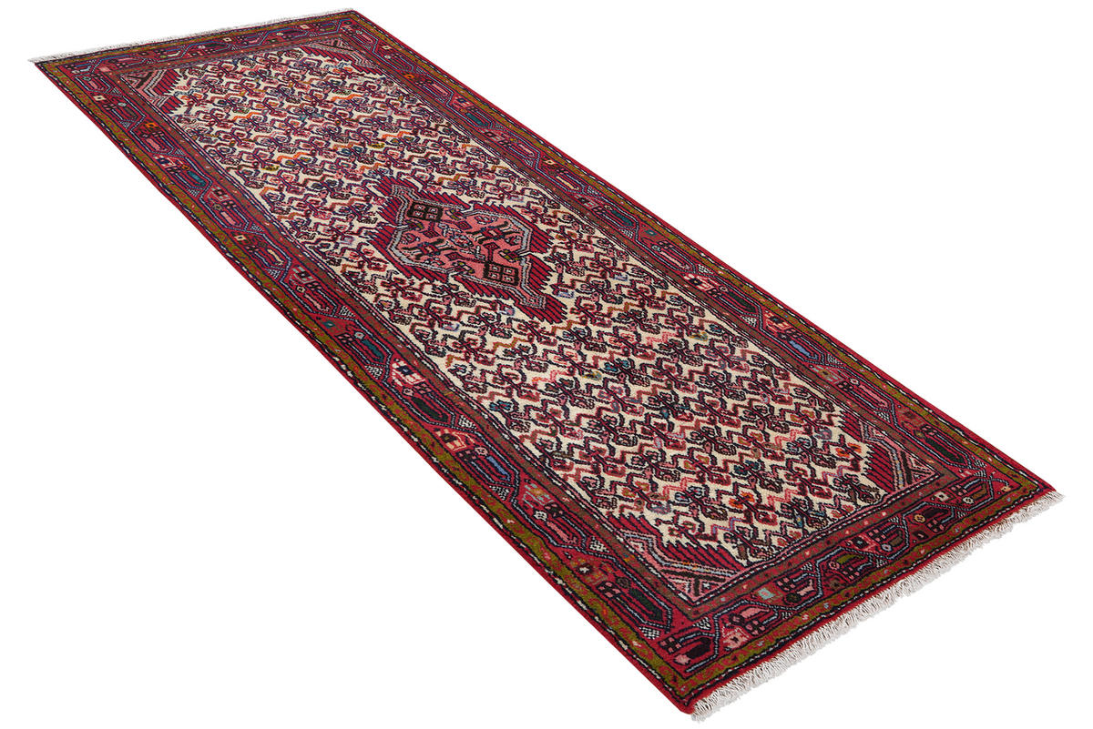 TEPPICH Assadabad Beige 193/77 cm Schurwolle - Beige, Textil (77/193cm) - Looma