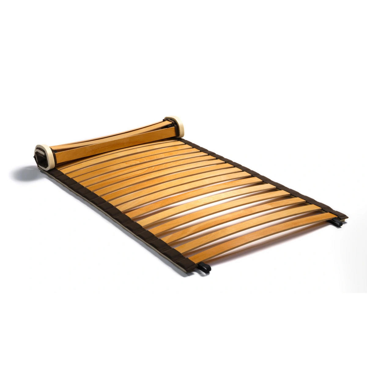 LATTENROSTMODUL Abnehmbares 80x200 68x8 mm (bis zu 150 kg auf einer Seite) - 22 Buchenlatten, 3 Komfortzonen - Braun, Holz - Letti Moderni
