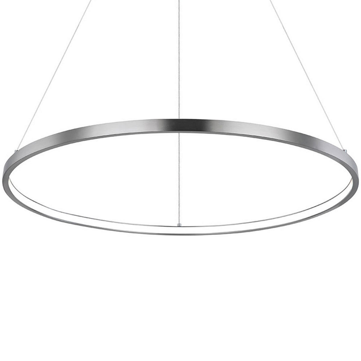 LED HÄNGELEUCHTE RALPH Silber - Silberfarben, Metall (60/60/120cm) - Globo Lighting