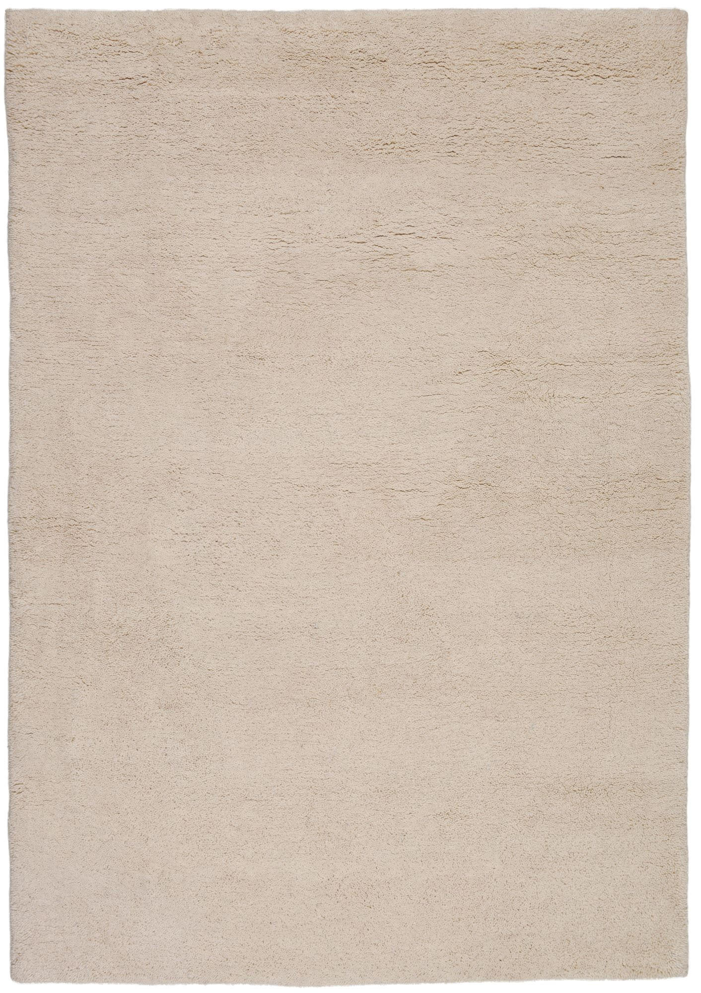 BERBERTEPPICH Luxus Berber 15/15 Double 170x240 cm - Weiß, Textil (170/240cm) - Rug and Roll