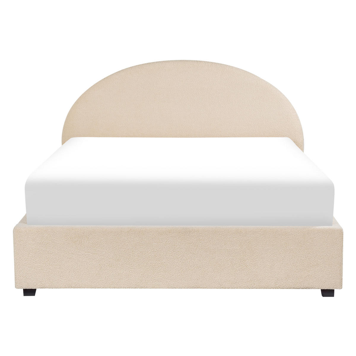 POLSTERBETT Beige 140/200 cm Vaucluse - Beige, Textil (140/200cm) - Beliani