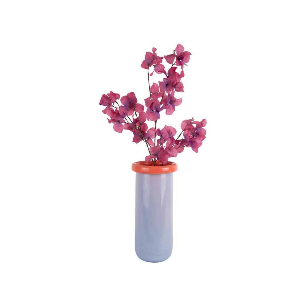 Thumbnail - Present Time Vase, Lila, Glas, Zylindrisch, 30.5 cm, CE, Dekoration, Vasen, Metallvasen
