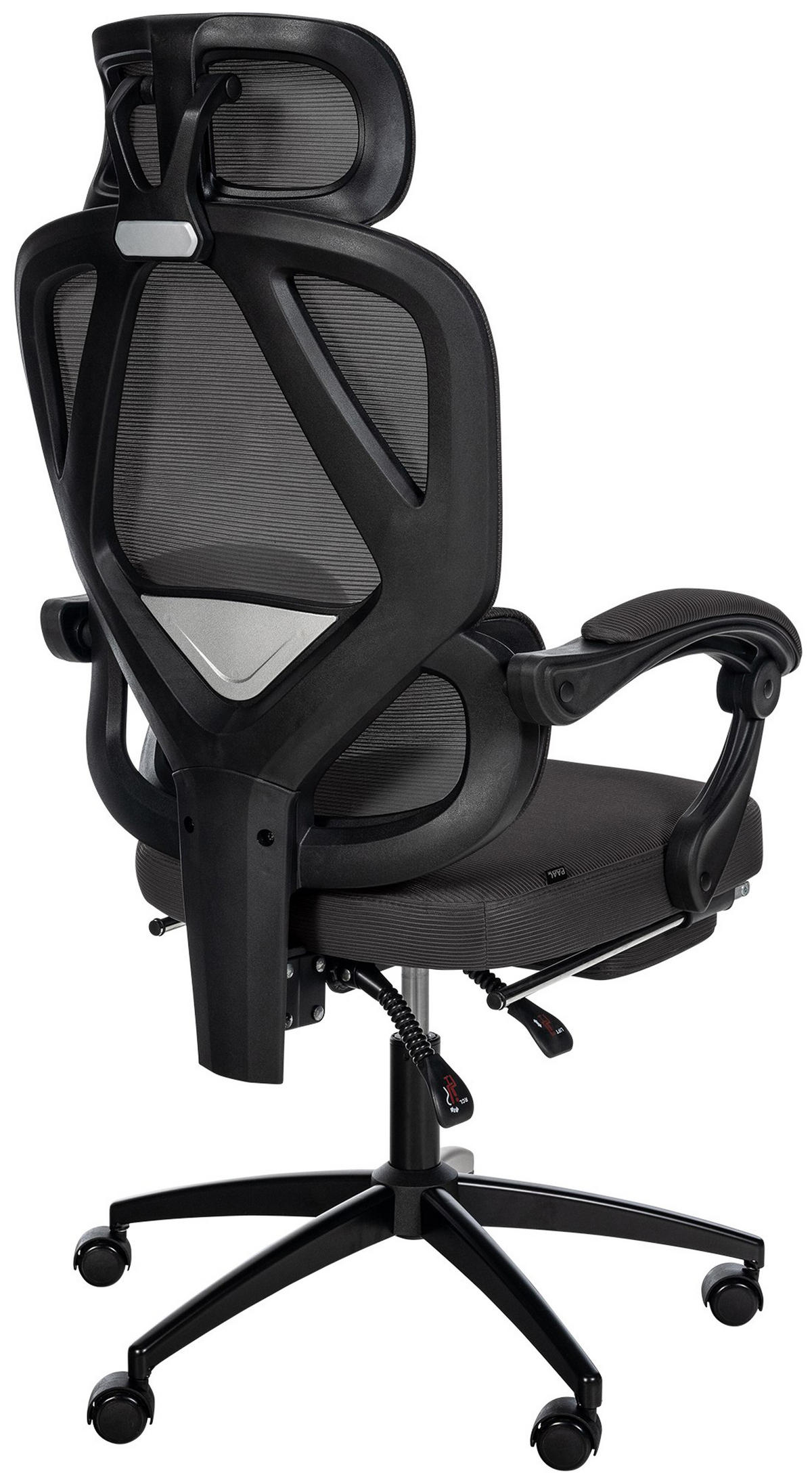 BÜROSTUHL Zeron schwarz - Schwarz, Textil/Metall (61/150/69cm) - TPFLiving