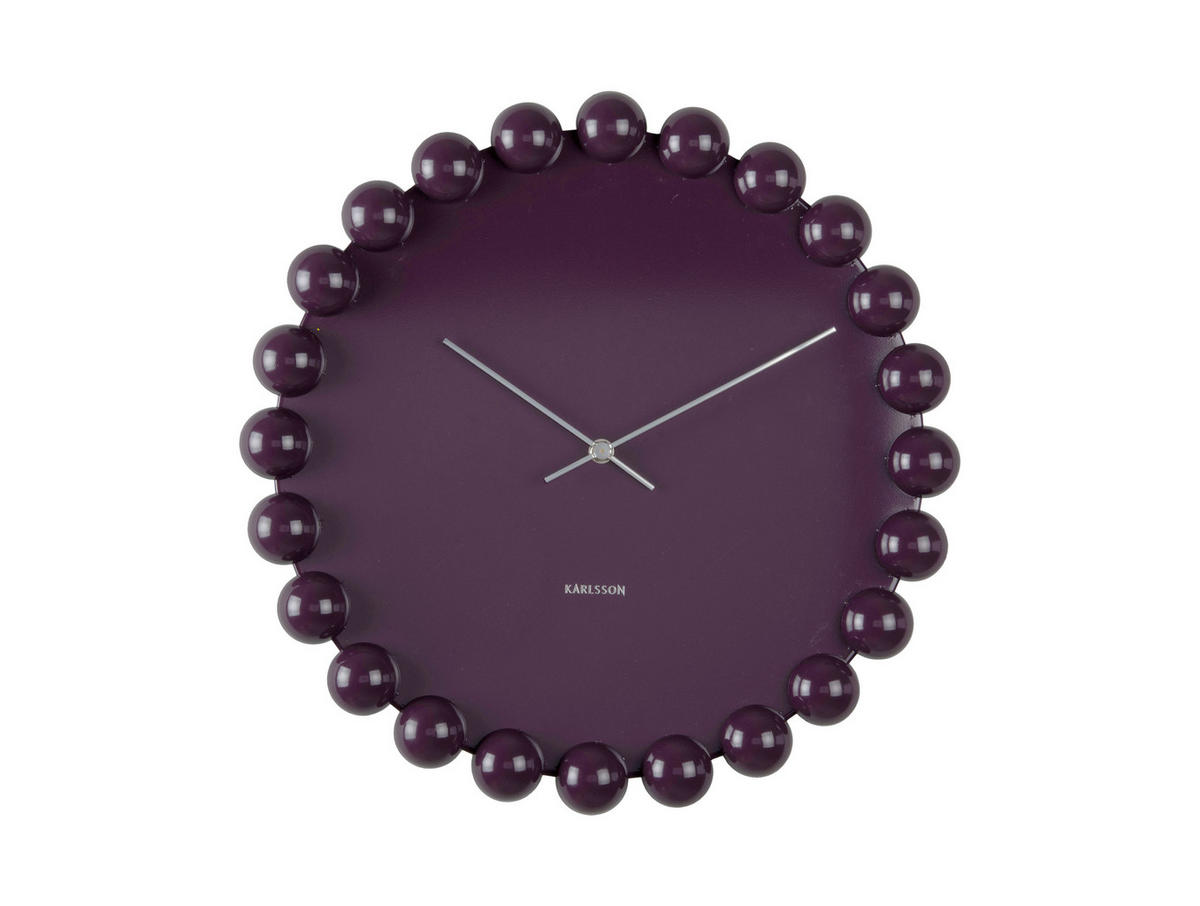 WANDUHR Cadiz Dotty - Lila - Lila, Metall (40/40/4.5cm) - Karlsson