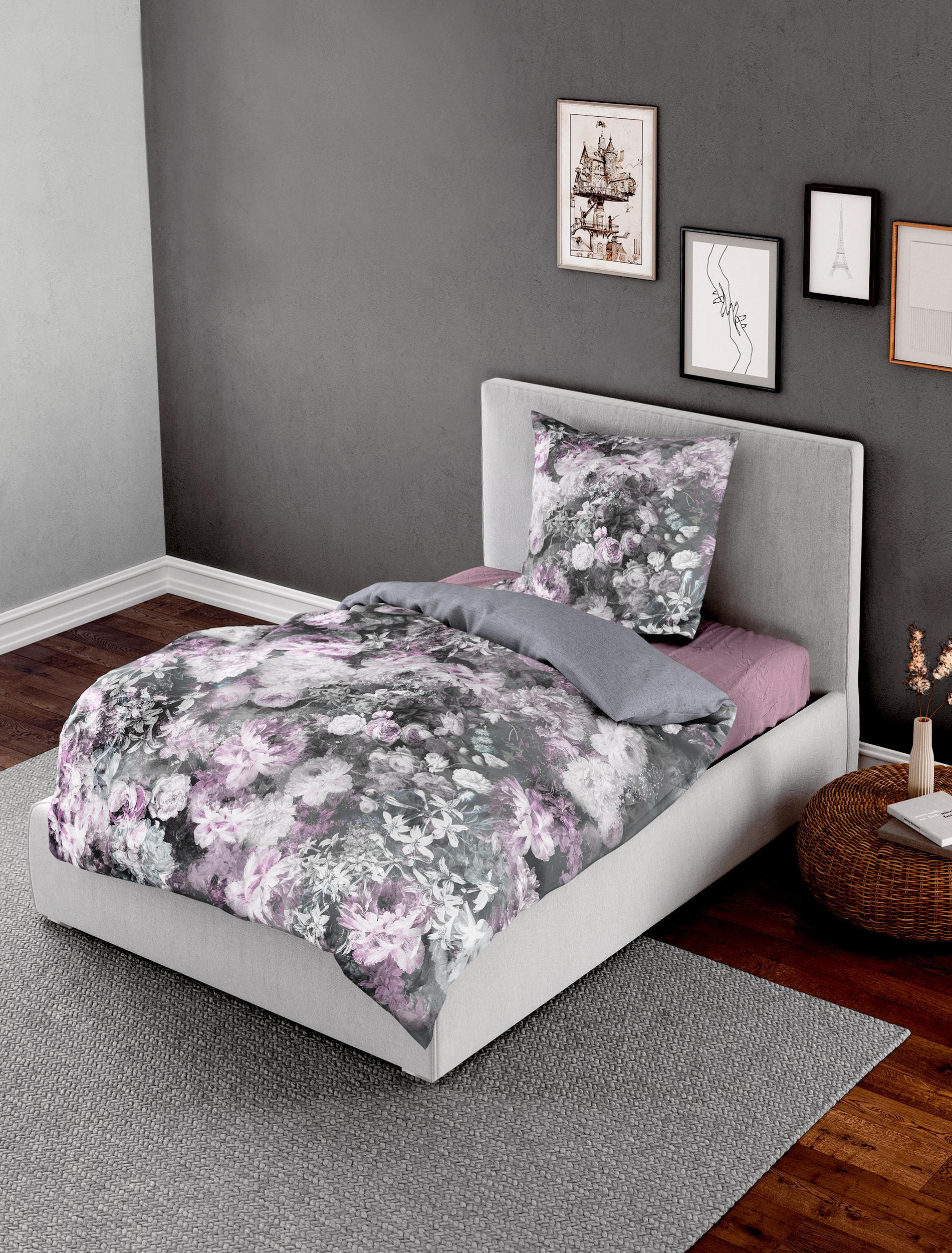 BETTWÄSCHE Mako-Satin 5176 - Weiß, Textil (155/220cm) - Bierbaum